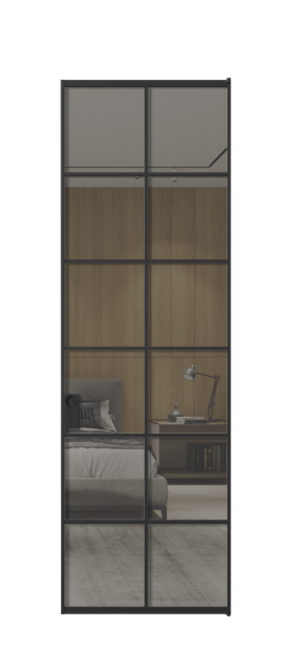 Алюминиевая дверь АЛПЛ040.05 Алюминий Черный Рефлективное серое стекло "Stopsol", калёное. Без короба чер Цена 152470 Стоимость комплекта двери включает:
1. Полотно (600/650/700/750/800/850/900/950*2000-2400 мм).
2. Короб
3. Комплект фурнитуры (2 торцевые петли и магнитный замок с ответной планкой). Фабрика дверей Волховец 8 (800) 551 43 19 Алюминиевая дверь АЛПЛ040.05 Алюминий Черный Рефлективное серое стекло "Stopsol", калёное Цена 152470 | Volhovec