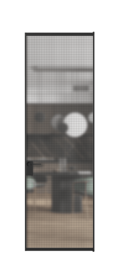 Алюминиевая дверь АЛПЛ040.01 Алюминий Черный Декоративное стекло с сеткой "Mesh silver", триплекс. Без короба чер Цена 141270 Стоимость комплекта двери включает:
1. Полотно (600/650/700/750/800/850/900/950*2000-2400 мм).
2. Короб
3. Комплект фурнитуры (2 торцевые петли и магнитный замок с ответной планкой). Фабрика дверей Волховец 8 (800) 551 43 19 Алюминиевая дверь АЛПЛ040.01 Алюминий Черный Декоративное стекло с сеткой "Mesh silver", триплекс Цена 141270 | Volhovec