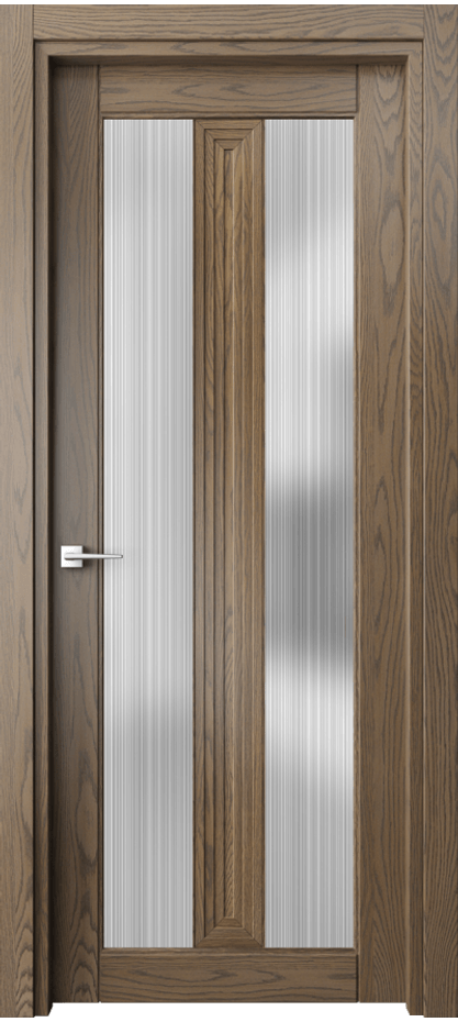 Межкомнатная дверь Ego 6122 Дуб мраморный Сатинированное стекло "Дождь" Цена 122599 ₽ | Volhovec