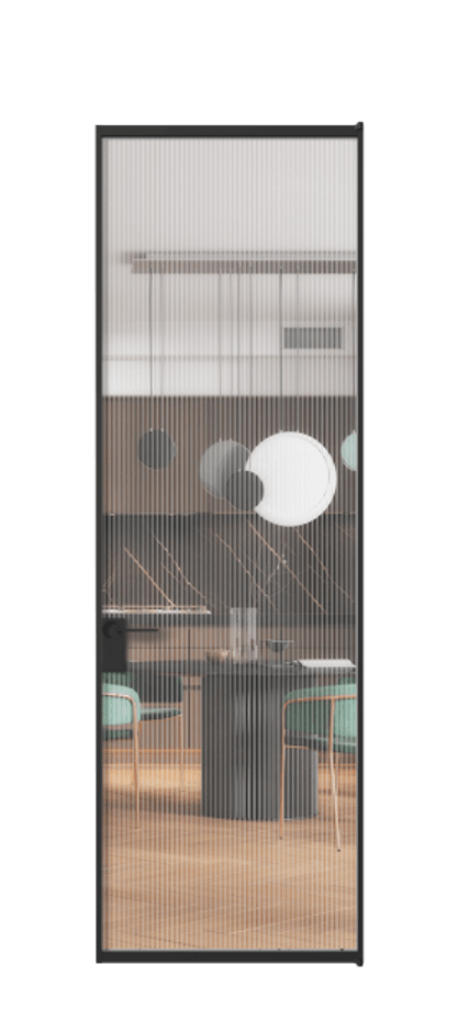 Алюминиевая дверь АЛПЛ040.01 Алюминий Черный Рифлёное стекло "Moru", триплекс. Без короба чер Цена 141270 Стоимость комплекта двери включает:
1. Полотно (600/650/700/750/800/850/900/950*2000-2400 мм).
2. Короб
3. Комплект фурнитуры (2 торцевые петли и магнитный замок с ответной планкой). Фабрика дверей Волховец 8 (800) 551 43 19 Алюминиевая дверь АЛПЛ040.01 Алюминий Черный Рифлёное стекло "Moru", триплекс Цена 141270 | Volhovec