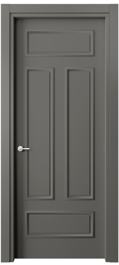 Дверь межкомнатная Paris 8143 Матовый классический серый Гладкий наличник МКЛС Цена 80999 ₽ Наличники уже входят в базовый комплект. Фабрика дверей Волховец 8 (800) 551 43 19 Межкомнатная дверь Paris 8143 Матовый классический серый Цена 80999 ₽| Volhovec