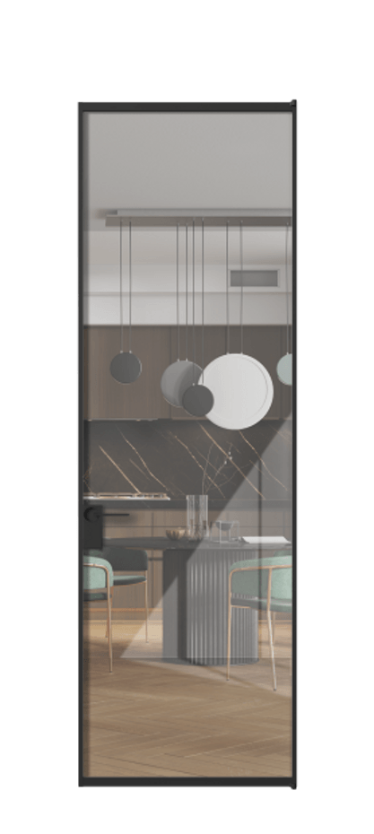 Алюминиевая дверь АЛПЛ040.01 Алюминий Черный Рефлективное прозрачное стекло "Stopsol", калёное. Без короба чер Цена 141270 Стоимость комплекта двери включает:
1. Полотно (600/650/700/750/800/850/900/950*2000-2400 мм).
2. Короб
3. Комплект фурнитуры (2 торцевые петли и магнитный замок с ответной планкой). Фабрика дверей Волховец 8 (800) 551 43 19 Алюминиевая дверь АЛПЛ040.01 Алюминий Черный Рефлективное прозрачное стекло "Stopsol", калёное Цена 141270 | Volhovec