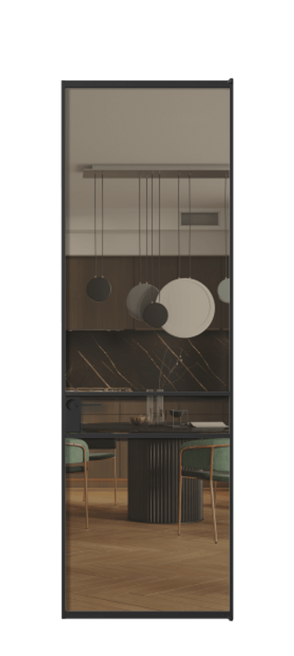 Алюминиевая дверь АЛПЛ040.02 Алюминий Черный Прозрачное бронзовое стекло, триплекс. Без короба чер Цена 138970 Стоимость комплекта двери включает:
1. Полотно (600/650/700/750/800/850/900/950*2000-2400 мм).
2. Короб
3. Комплект фурнитуры (2 торцевые петли и магнитный замок с ответной планкой). Фабрика дверей Волховец 8 (800) 551 43 19 Алюминиевая дверь АЛПЛ040.02 Алюминий Черный Прозрачное бронзовое стекло, триплекс Цена 138970 | Volhovec