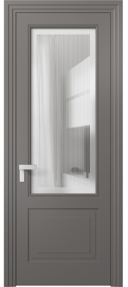 Дверь межкомнатная Rocca 8352 Матовый классический серый Сатинированное с гравировкой "Каннелюры", триплекс Каскадный компланарный наличник МКЛС Цена 91899 ₽ Наличники уже входят в базовый комплект. Фабрика дверей Волховец 8 (800) 551 43 19 Межкомнатная дверь Rocca 8352 Матовый классический серый Сатинированное с гравировкой "Каннелюры", триплекс Цена 91899 ₽ | Volhovec