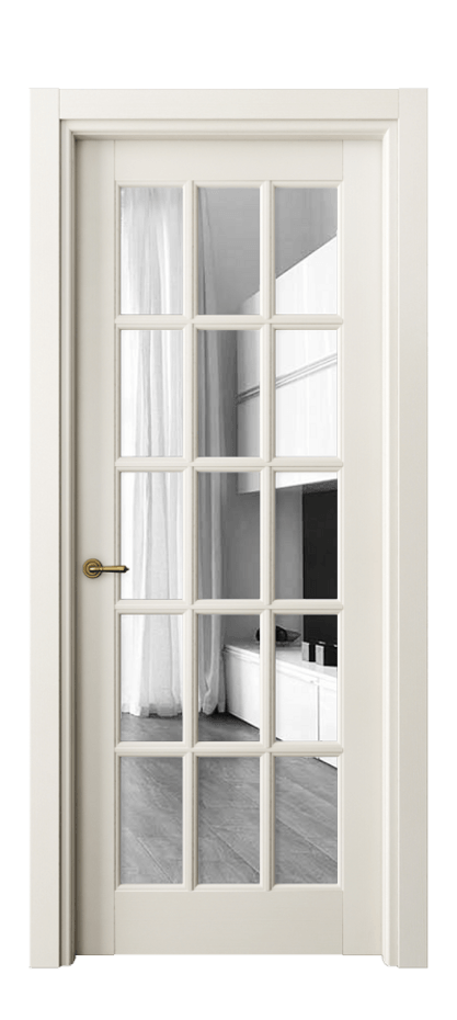 Межкомнатная дверь Toscana Grigliato 6311 Бук венециана Двустороннее зеркало, триплекс Цена 135799 ₽ | Volhovec