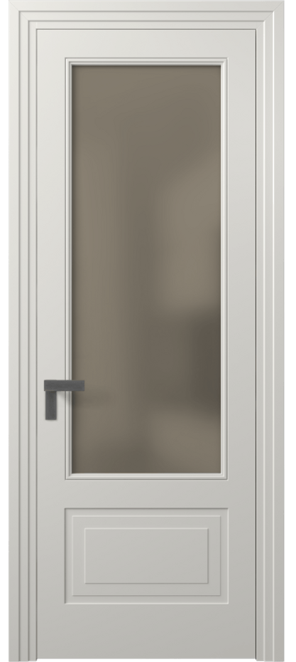 Межкомнатная дверь Rocca 8342 Матовый серый Сатинированное бронзовое стекло, триплекс Цена 82899 ₽ | Volhovec