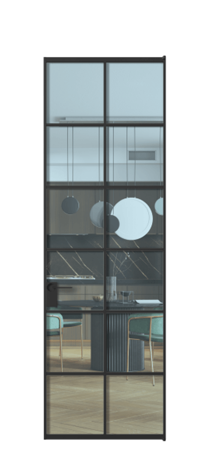 Алюминиевая дверь АЛПЛ040.05 Алюминий Черный Прозрачное голубое стекло, триплекс. Без короба чер Цена 144470 Стоимость комплекта двери включает:
1. Полотно (600/650/700/750/800/850/900/950*2000-2400 мм).
2. Короб
3. Комплект фурнитуры (2 торцевые петли и магнитный замок с ответной планкой). Фабрика дверей Волховец 8 (800) 551 43 19 Алюминиевая дверь АЛПЛ040.05 Алюминий Черный Прозрачное голубое стекло, триплекс Цена 144470 | Volhovec