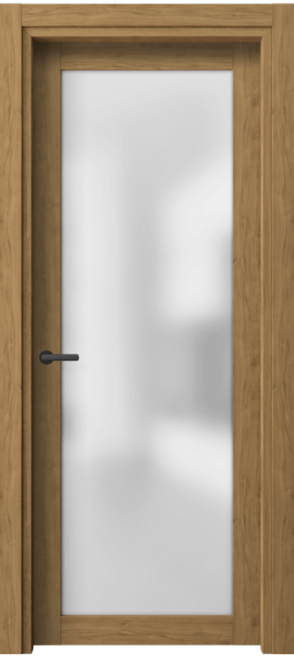 Межкомнатная дверь Neo 2102 Грецкий орех Сатинированное стекло Цена 34199 ₽ | Volhovec