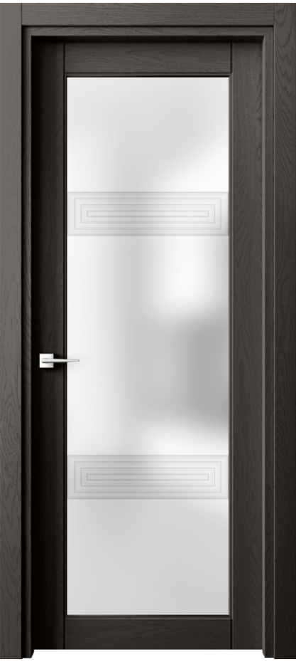 Дверь межкомнатная Ego 6112 Дуб антрацит Сатинированное стекло "3D" Гладкий наличник Ego ДАН Цена 122599 ₽ Наличники уже входят в базовый комплект. Фабрика дверей Волховец 8 (800) 551 43 19 Межкомнатная дверь Ego 6112 Дуб антрацит Сатинированное стекло "3D" Цена 122599 ₽ | Volhovec