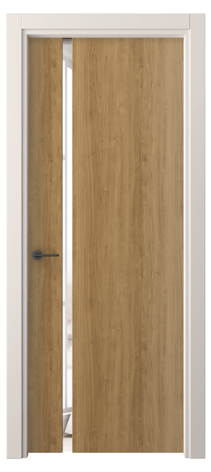 Межкомнатная дверь Freedom 4222 Грецкий орех Двустороннее зеркало, триплекс Цена 42799 ₽ | Volhovec