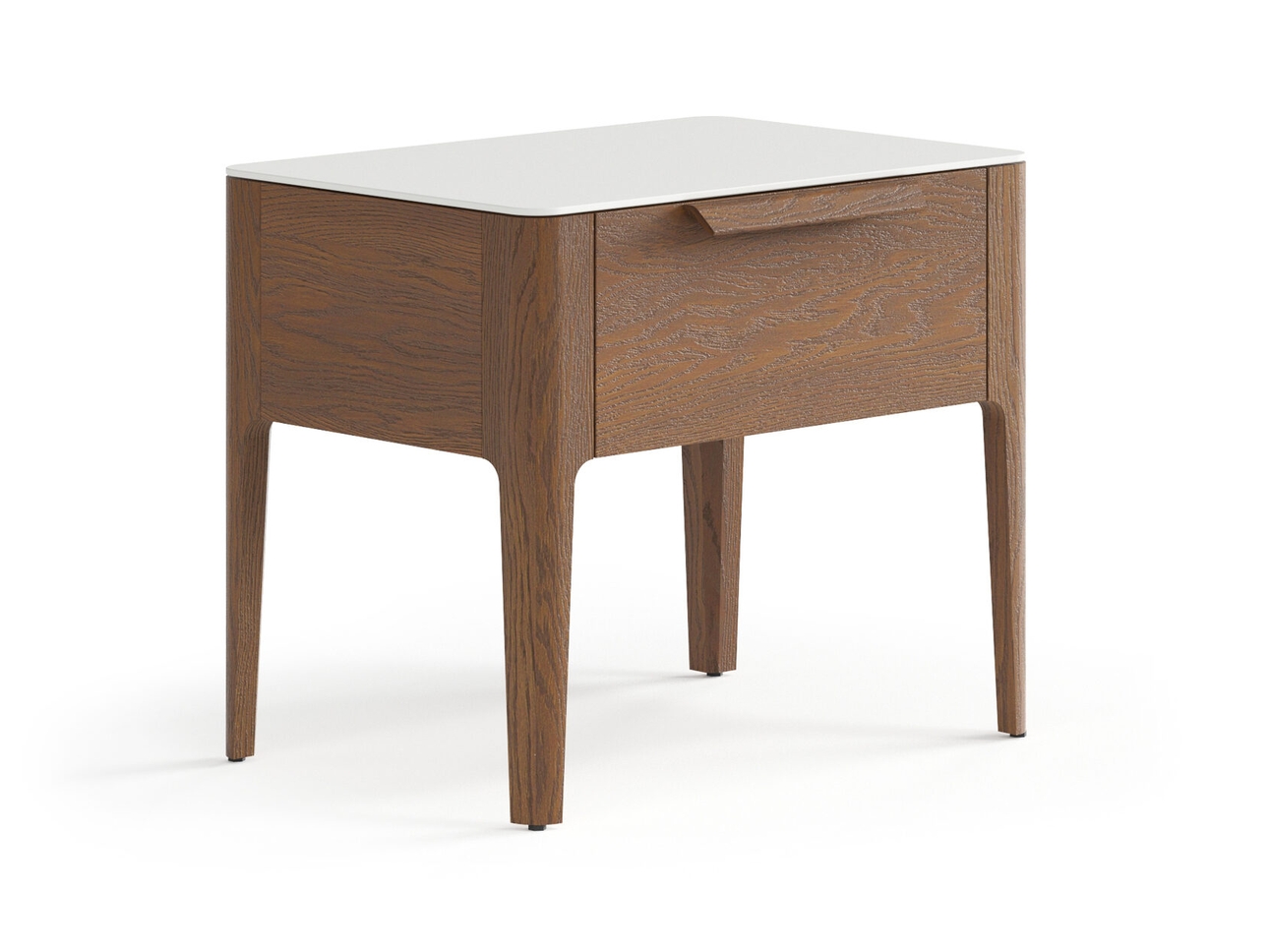 Тумба прикроватная Piega 1 ящик дуб каштановый матовый