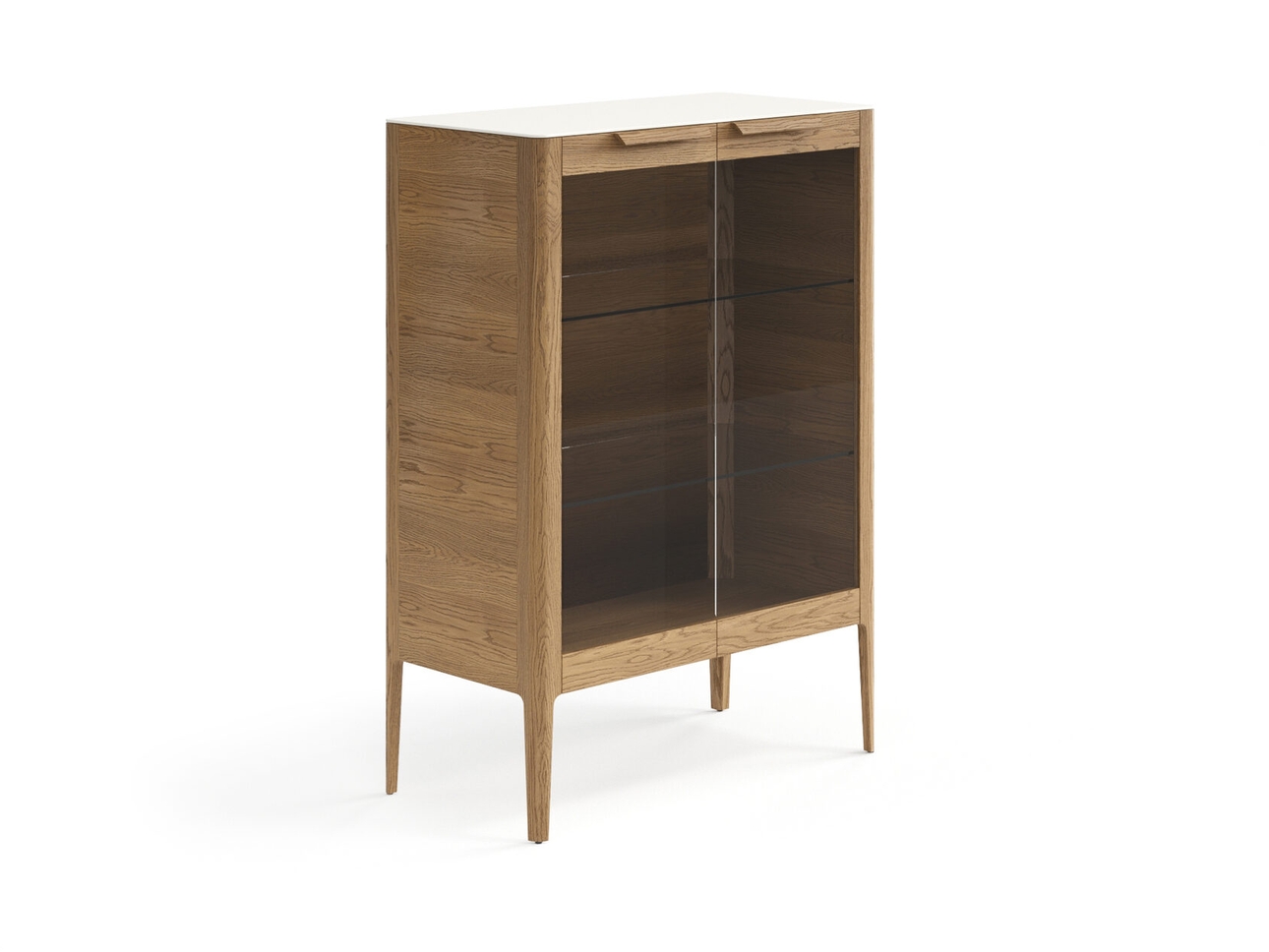 Витрина Piega дуб мускатный матовый