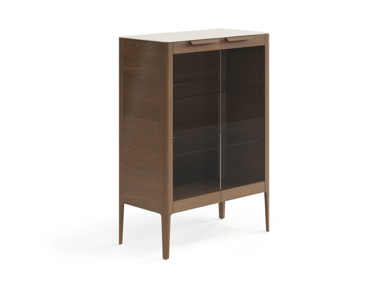 Витрина Piega дуб туманный матовый