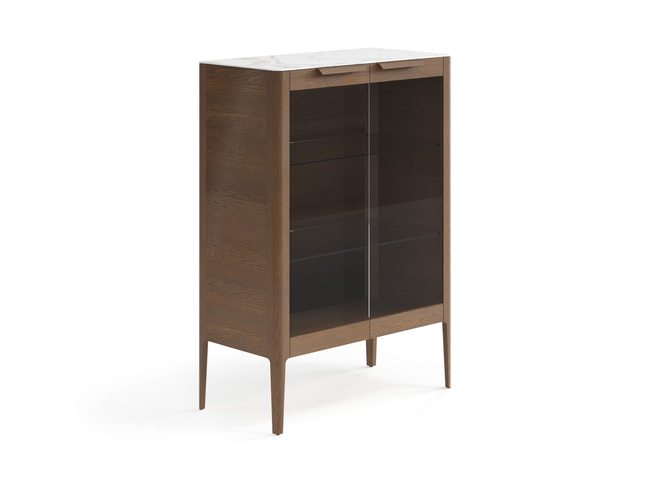 Витрина Piega дуб туманный матовый