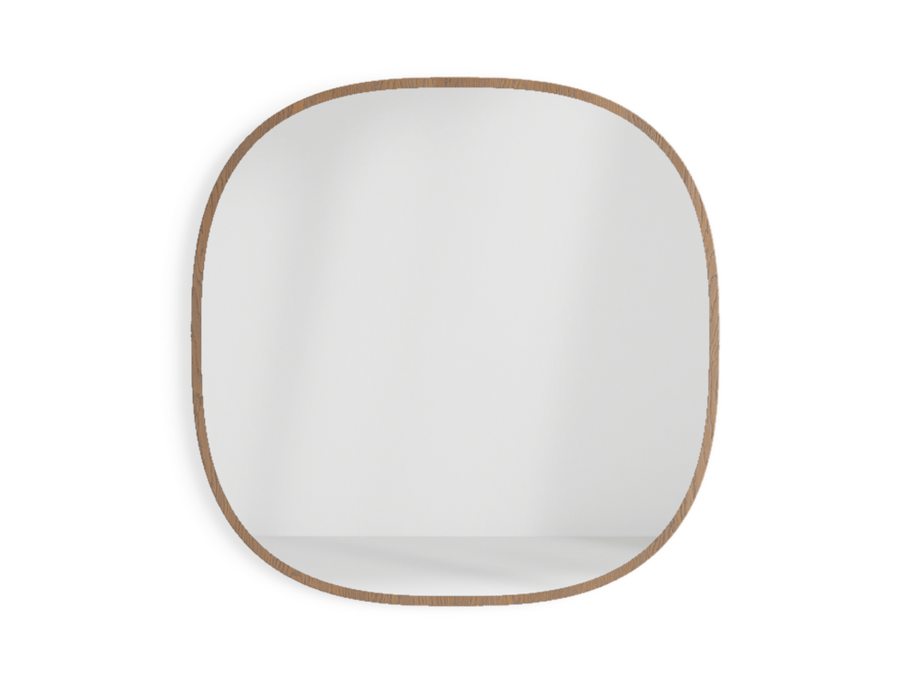 Зеркало настенное Primo 105×105 см Дуб туманный матовый