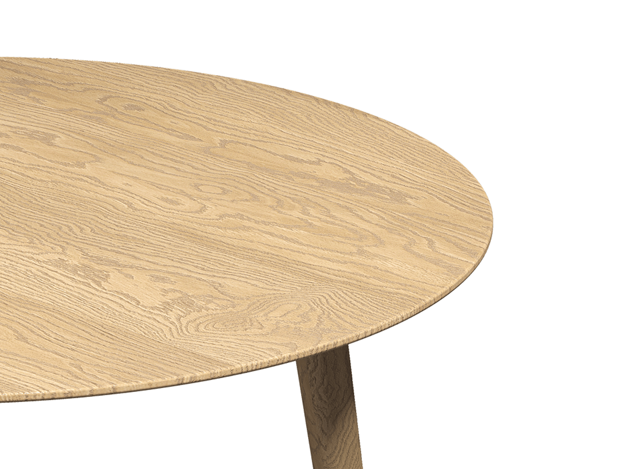 Стол Primo обеденный круглый Дуб соломенный матовый