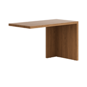 Письменный стол с 1 опорой лесной орех