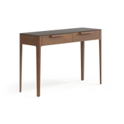 Консоль Piega 2 ящика дуб каштановый матовый