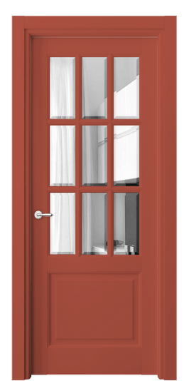 Дверь межкомнатная 6312 NCS S 3040-Y80R. Цвет NCS NCS S 3040-Y80R. Материал Массив бука эмаль. Коллекция Toscana Grigliato. Картинка.