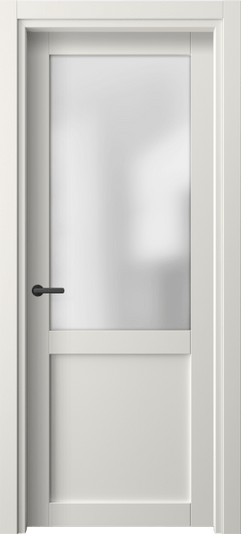 Дверь межкомнатная 2122 ПЭБЛ САТ. Цвет ПЭТ белоснежный. Материал ПЭТ. Коллекция Neo. Картинка.