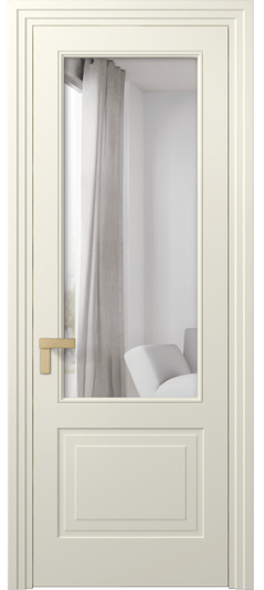 Межкомнатная дверь 8352 ММБ Двустороннее зеркало. Цвет Матовый молочно-белый. Материал Гладкая эмаль. Коллекция Rocca. Фото. Дверь межкомнатная 8352 ММБ Двустороннее зеркало. Цвет Матовый молочно-белый. Материал Гладкая эмаль. Коллекция Rocca. Картинка.