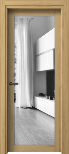 Дверь межкомнатная 2102 СЛВ ДВ ЗЕР. Цвет Солнечный вяз. Материал Ламинатин. Коллекция Neo. Картинка.