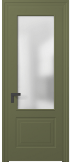 Дверь межкомнатная 8352 Тростниково-зелёный RAL 6013. Цвет RAL Тростниково-зелёный RAL 6013. Материал Гладкая эмаль. Коллекция Rocca. Картинка.