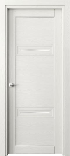 Дверь межкомнатная 6113 ДБЖ САТ. Цвет Дуб жемчуг. Материал Массив дуба эмаль. Коллекция Ego. Картинка.