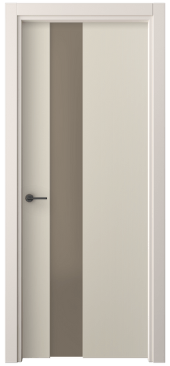 Дверь межкомнатная 4224 ПЭСБ БР САТ. Цвет ПЭТ светло-бежевый. Материал ПЭТ. Коллекция Freedom. Картинка.