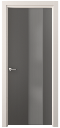 Дверь межкомнатная 4226 ПЭГФ СЕР САТ. Цвет ПЭТ графитовый. Материал ПЭТ. Коллекция Freedom. Картинка.