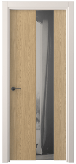 Дверь межкомнатная 4226 ЖМД ДВ ЗЕР СЕР. Цвет Жемчужный дуб. Материал Ламинатин. Коллекция Freedom. Картинка.