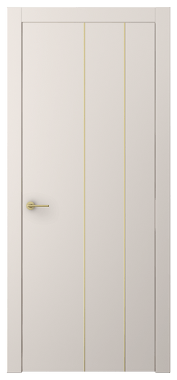 Дверь межкомнатная АКП 4205 ПЭТБ. Цвет ПЭТ тёплый-белый. Материал ПЭТ. Коллекция Freedom. Картинка.