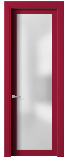Дверь межкомнатная 2102 - planum Малиново-красный RAL 3027. Цвет RAL Малиново-красный RAL 3027. Материал Гладкая эмаль. Коллекция Planum. Картинка.
