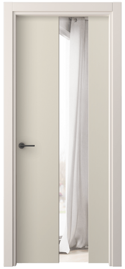 Дверь межкомнатная 4226 ПЭСБ ДВ ЗЕР. Цвет ПЭТ светло-бежевый. Материал ПЭТ. Коллекция Freedom. Картинка.