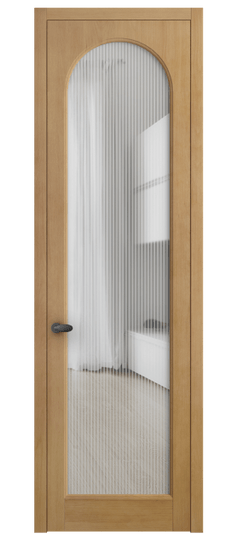 Дверь межкомнатная 6804 БНМ MORU. Цвет Бук натуральный матовый. Материал Массив бука матовый. Коллекция Palazzo. Картинка.