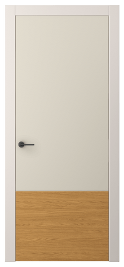 Дверь межкомнатная АКП 4229 ПЭСБ. Цвет ПЭТ светло-бежевый. Материал ПЭТ. Коллекция Freedom. Картинка.