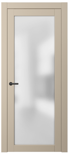 Дверь межкомнатная 2102 ПЭСБ САТ. Цвет ПЭТ светло-бежевый. Материал ПЭТ. Коллекция Neo. Картинка.