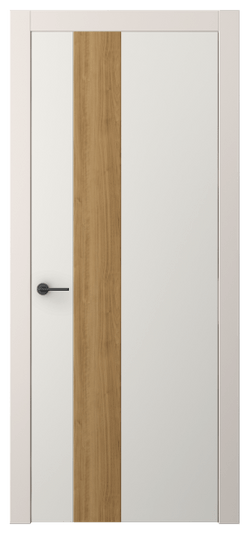 Дверь межкомнатная АКП 4223 ПЭБЛ. Цвет ПЭТ белоснежный. Материал ПЭТ. Коллекция Freedom. Картинка.