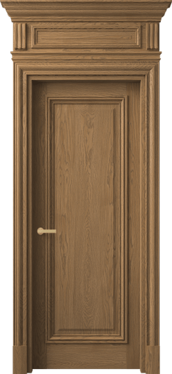 Дверь межкомнатная 7301 ДМС.М. Цвет Дуб мускатный матовый. Материал Массив дуба матовый. Коллекция Antique. Картинка.