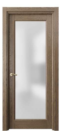 Дверь межкомнатная 0700 ДММ.Б САТ. Цвет Дуб мраморный брашированный. Материал Массив дуба брашированный. Коллекция Lignum. Картинка.