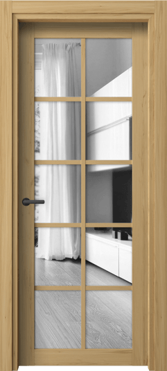 Дверь межкомнатная 2106 СЛВ ДВ ЗЕР. Цвет Солнечный вяз. Материал Ламинатин. Коллекция Neo. Картинка.