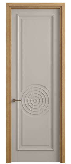 Дверь межкомнатная 6709 БСБЖ. Цвет Бук светло-бежевый. Материал Массив бука эмаль. Коллекция Charm. Картинка.