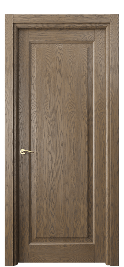 Дверь межкомнатная 0701 ДММ.Б. Цвет Дуб мраморный брашированный. Материал Массив дуба брашированный. Коллекция Lignum. Картинка.