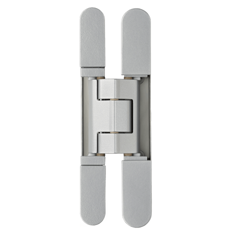 Фурнитура для дверей Скрытая петля обратного открывания для скрытого и компланарного короба. Цвет Матовый хром. Коллекция Скрытая петля обратного открывания для скрытого и компланарного короба. Картинка.