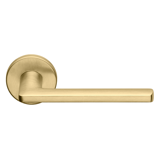 Ручки для дверей Ручка дверная Люче Пи. Цвет Матовое золото. Коллекция Люче Пи. Картинка.