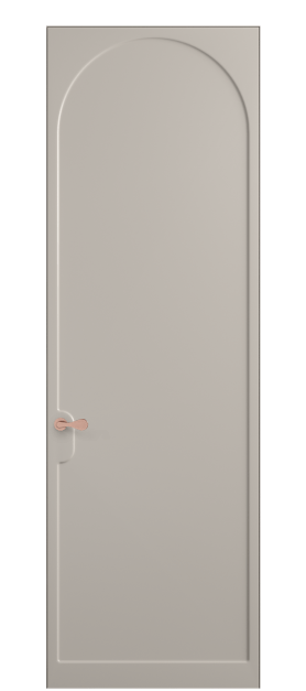 Дверь межкомнатная 7503 МСБЖ. Цвет Матовый светло-бежевый. Материал Гладкая эмаль. Коллекция Softform. Картинка.