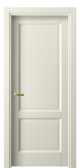 Дверь межкомнатная 1421 ММБ. Цвет Матовый молочно-белый. Материал Гладкая эмаль. Коллекция Galant. Картинка.